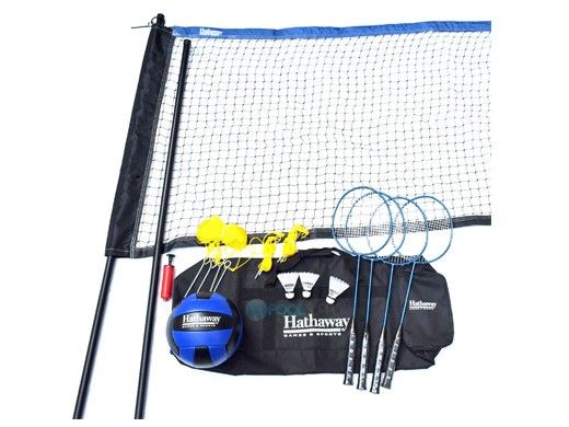 Hathaway Volleyball & Badminton Complete Combo Set | BG3141