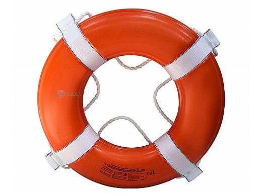 KEMP USA 20" Coast Guard Approved Ring Buoy | Orange | 10-206-ORG