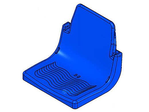 Global Pool Products Pool Lift Plastic Seat | GLCSEATB-1
