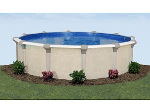 Chesapeake 33' Round Above Ground Pool | Ultimate Package 54" Wall | 163597