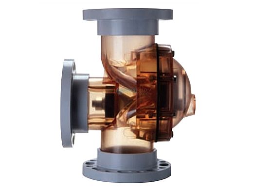 Paragon Aquatics Stark 6" 3-Way Clear Valve Assembly | V3-06CL