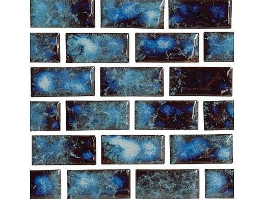 National Pool Tile Meridian Series 1x2 | Cobalt | MRD-COBALT1X2
