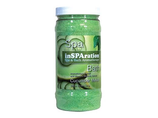 inSPAration Spa & Bath Aromatherapy Crystals | Cucumber Melon | 19oz Jar | 742