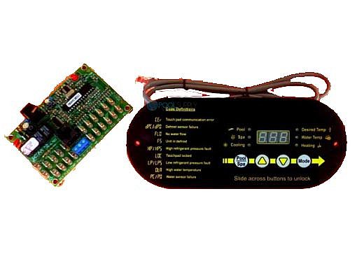 AquaCal Display Control Panel Microprocessor PCB Board with Cord | STK0178