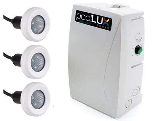 SR Smith poolLUX Power Lightning Control System | 60 Watt Transformer | Includes 3 Treo Light Kit | 3TR-PLX-PW60