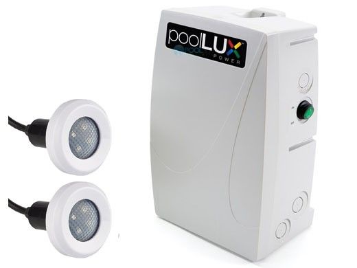 SR Smith poolLUX Power Lightning Control System | 100 Watt Transformer | Includes 2 Treo Light Kit | 2TR-PLX-PW100