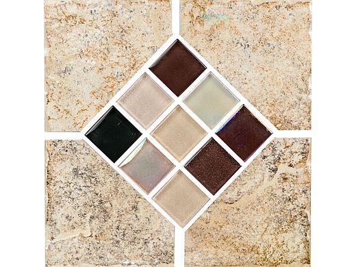 National Pool Tile Geosheen 6x6 Series | Sand Deco | GEOSAND DECO