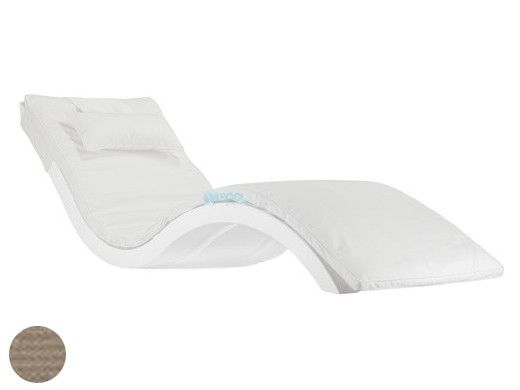 Ledge Lounger Signature Collection Chaise Cushion with Pillow | Standard Color Taupe | LL-SG-C-CP-STD-4648