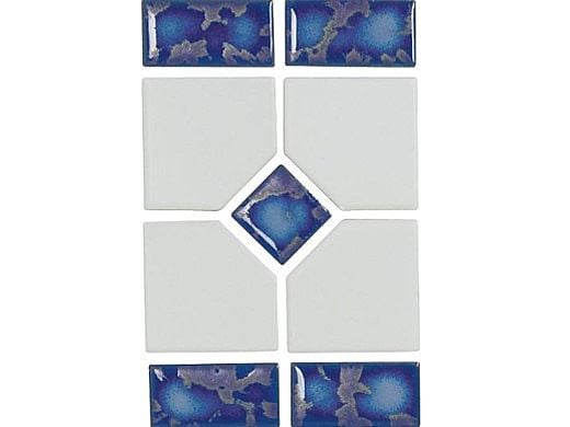National Pool Tile Grace Series Pool Tile | Blue | GRACE-POISE