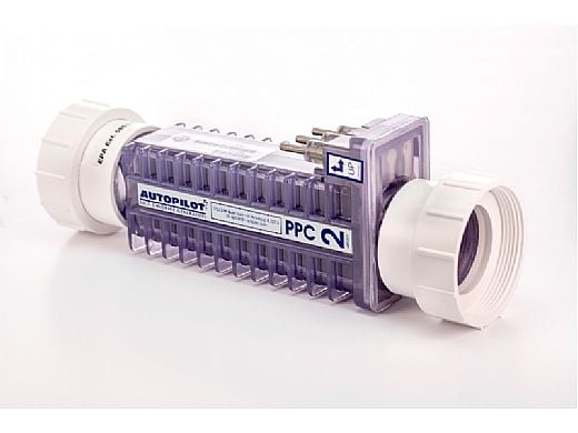 AutoPilot OEM Replacement Salt Cell with Unions | up to 32,000 Gallons | RC-28 PPC2 *Free Two-Day Shipping*
