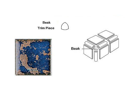 National Pool Tile Discovery Field 3x3 Beak | Terra Blue | DSF10N BEAK