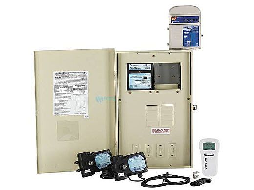 Intermatic MultiWave ECS Plus Wireless Control System | with 80 A Load Center, Expansion Module and Two Valve Actuator | PE35065RC