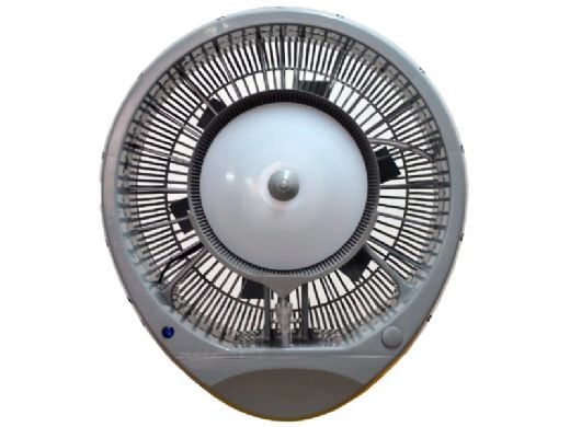 EcoJet Tornado Wall Mount Misting Fan | Requires Water Line | 110V-60hz | 2,800 Sq. Ft. Cooling Area | Grey | LVP-050101