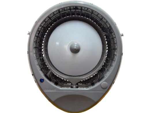 EcoJet Cyclone Wall Mount Misting Fan | Requires Water Line | 110V-60hz | 800 Sq. Ft. Cooling Area | Grey | LVP-030101