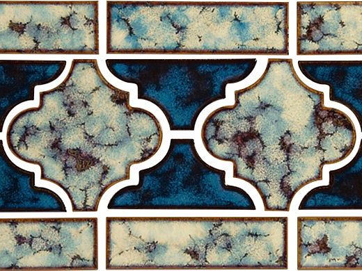 National Pool Tile Lantern Border Series | Ocean Blue | LAN-OCEAN