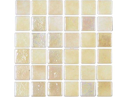 National Pool Tile Tribeca 1x1 Glass Tile | Sand Glossy | TRI-SAND-GL