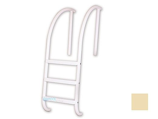 Saftron Triton Series 3-Step Deck Mounted Ladder | .25" Thickness 1.90" OD | 24"W x 60"H | Beige | PTL-224-3S-B