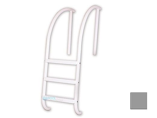 Saftron Triton Series 3-Step Deck Mounted Ladder | .25" Thickness 1.90" OD | 24"W x 60"H | Gray | PTL-224-3S-G