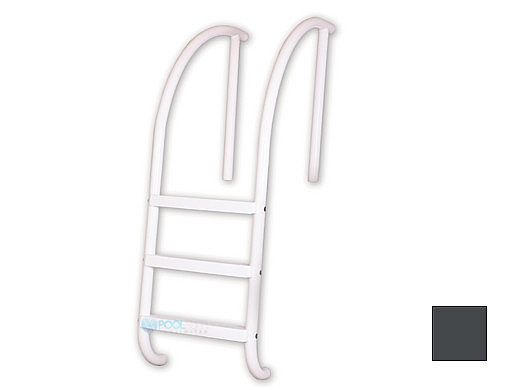 Saftron Triton Series 3-Step Deck Mounted Ladder | .25" Thickness 1.90" OD | 24"W x 60"H | Graphite Gray | PTL-224-3S-GG