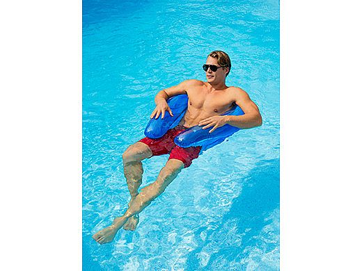 Ocean Blue Horseshoe Chair Pool Lounger | Blue | 950435