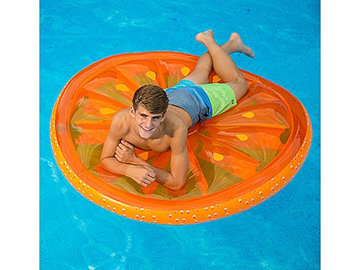 Ocean Blue Citrus Oasis - Orange Slice Pool Lounger | 950443