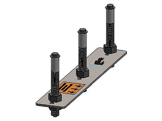 Aqua Creek Anchor Kit Standard 3 Point and 8" Inserts for Use with Pavers Pro XR Ambassador | F-910SAJP-8