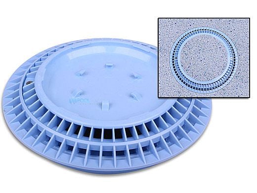 Color Match 8" Round VGB Pebble Top Drain Cover | Light Blue | 8-PTD-109A