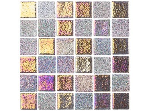 National Pool Tile Opal Glass 1x1 Tile | Bronze Alloy | OPL-ALLOY1X1