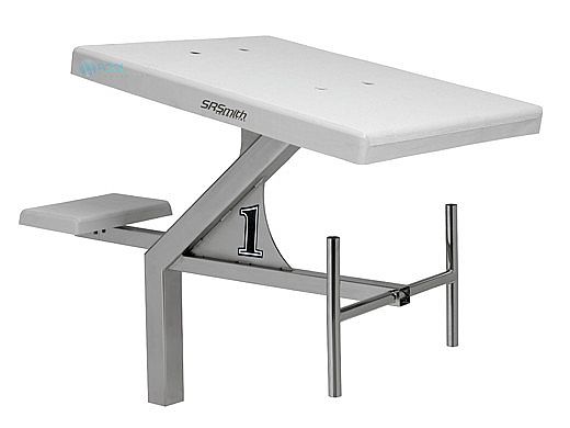 S.R. Smith Legacy Single Post Mid-Range Starting Platform without Anchor | LGCYL1-SP-9999A
