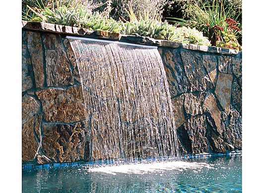 Jandy Sheer Descent Series Rain 4' Waterfall with 6" Descent Lip Clear | 1204CSR