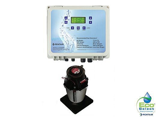 Pentair IntelliChem Chemical Controller with Pump and Acid Container | 522621
