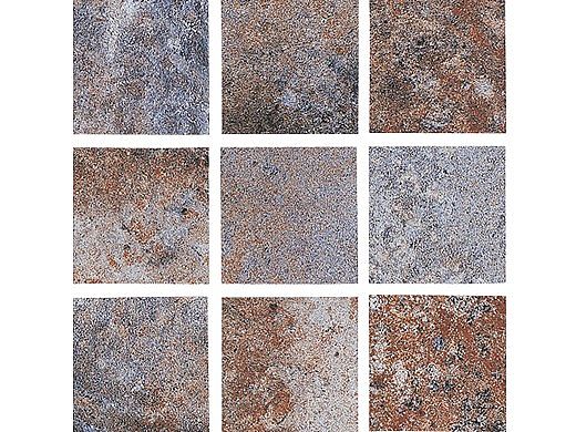 National Pool Tile Tundra 2x2 Series | Multicolor | TUN-MULTICOLOR2X2