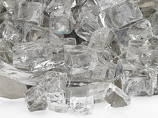 American Fireglass Half Inch Premium Collection | StarFire Reflective Fire Glass | 10 Pound Jar | AFF-STFRRF12-J
