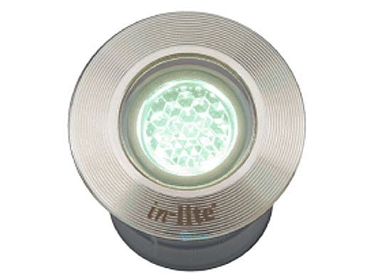 in-lite HYVE 22 RVS LED Ground Light | Cool White Light | 12V 0.25W | Stainless Steel Ring | 10104020