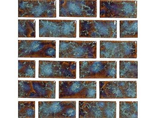 National Pool Tile Meridian Series 1x2 | Olive | MRD-OLIVE1X2