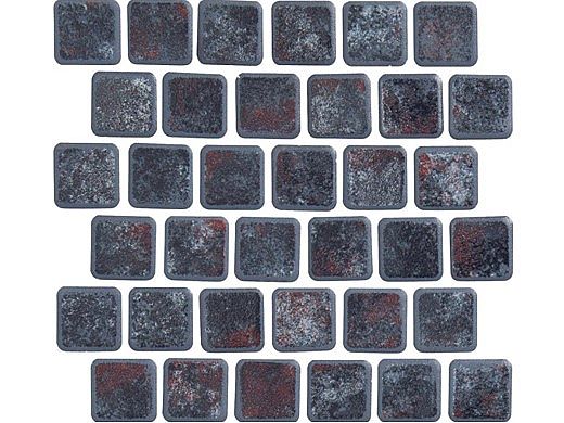 National Pool Tile Stonescapes 1x1 Series | Slate Blue | ST-1SLATE