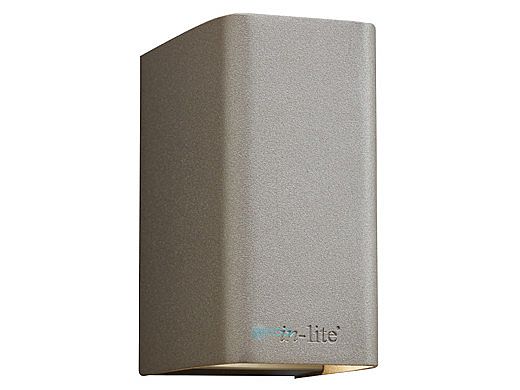 in-lite ACE UP-DOWN LED Wall Light | 12V 7W | Rose Silver | 10301900