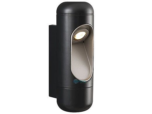 in-lite SENTINA LED Wall Light | Hight 9.35" | 12V 3.5W | Charcoal/Rose Silver | 1030150