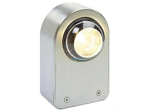 in-lite FISH EYE LED Wall Light | Warm White Light | 12V 5W | Silver Stainless Steel | 1300205