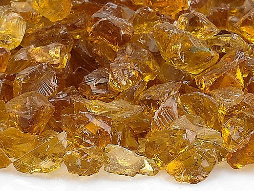 American Fireglass Small Recycled Glass Collection | Coffee Fire Glass | 10 Pound Jar | CG-COFFEE-J