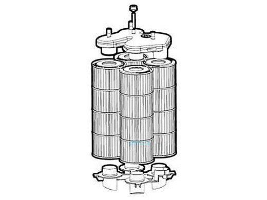 Replacement Cartridge for Hayward Super Star Clear C5500 550 Sq Ft Cartridge Filter | 4-Pack | CX1380RE C-7490 XLS-779 23704 PC-1297 PA137 FC-1297