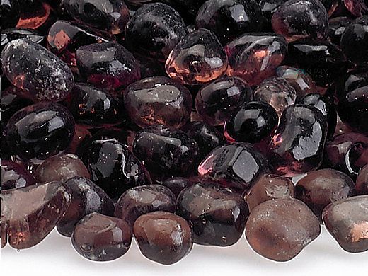 American Fireglass Eco Glass Collection | Plum Glass Beads | 10 Pound Jar | ECO-PLU-J