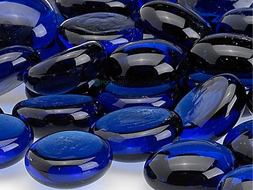 American Fireglass Half Inch Fire Beads Collection | Royal Blue Fire Beads | 10 Pound Jar | FB-ROY-J