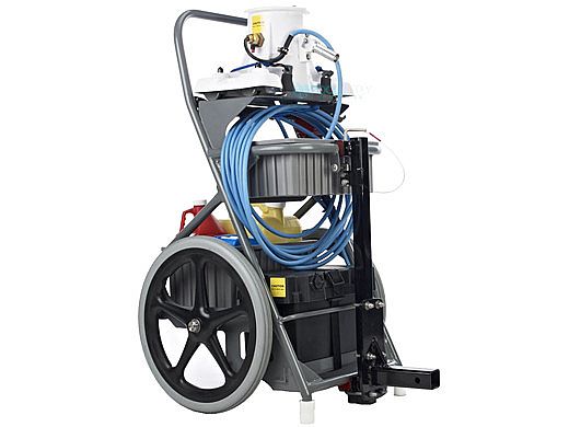 Power Vac PV2100 Residential Pool Vacuum with Service Cart and Trailer Mount | 40' Cord | 039-D-40
