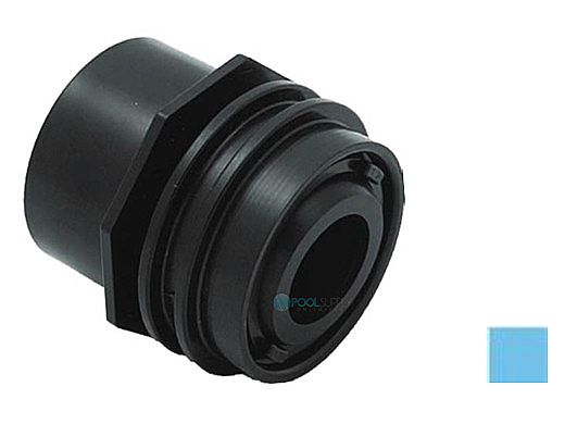AquaStar 2" Flush-Mount Return Fitting with Water Stop Eyeball and Nut | Light Blue | 3304
