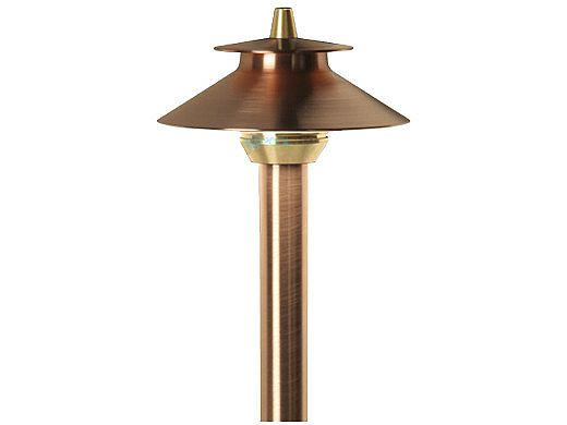 FX Luminaire PF 20 Xenon Pathlight | Cooper Finish | 24" Riser | PF2024RCU