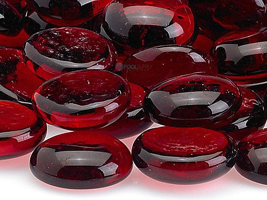 American Fireglass Half Inch Fire Beads Collection | Sangria Fire Beads | 10 Pound Jar | FB-SAN-J