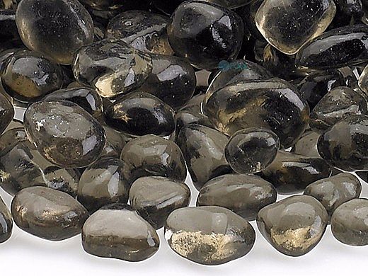American Fireglass Eco Glass Collection | Smoke Glass Beads | 55 Pounds | ECO-SMO-55