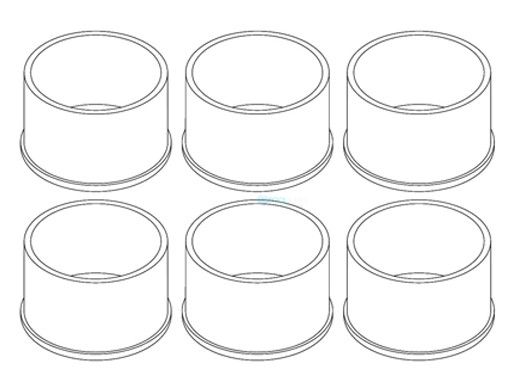 Paramount 2" Blanking Plug 6 Pack | 005-422-2009-08
