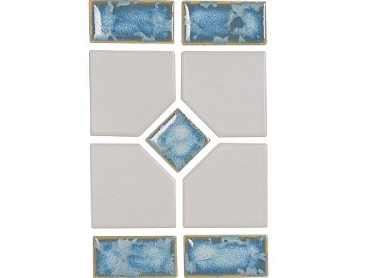 National Pool Tile Grace Series Pool Tile | Pearl | GRACE-BLISS